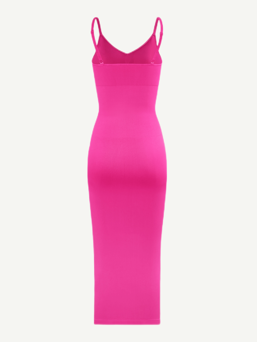 Wholesale Seamless Spaghetti Strap V-neck Maxi Shaper Dress