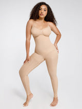 shaperix - Seamless Breast Support Waist and Abdomen Shaping Mid Thigh Body Shaper