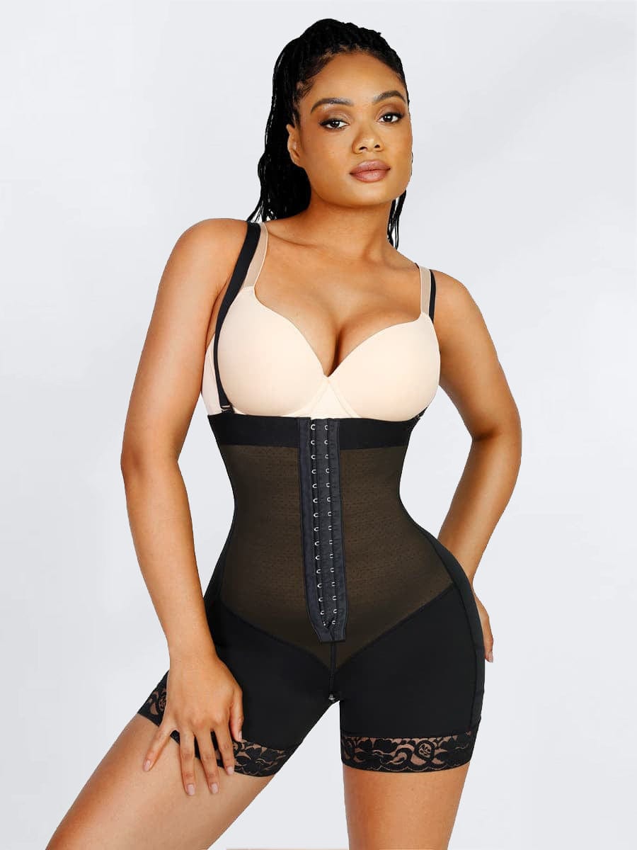 Wholesale Sexy Lace Firm Compression Latex Buttocks Lifting Shapewear