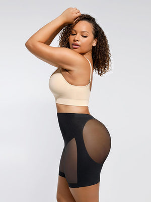 Wholesale Tummy Slimming Leg Back Low Waist Fitted Mesh Body Butt Lifter