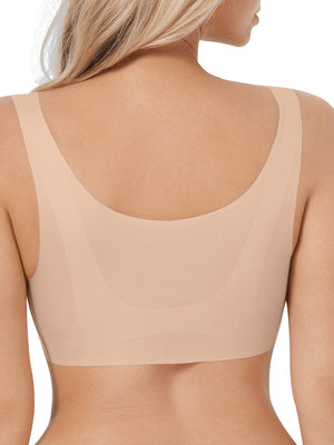 Non-marking and Comfort Bra with Drop Glue Design Supports Gathering Bust