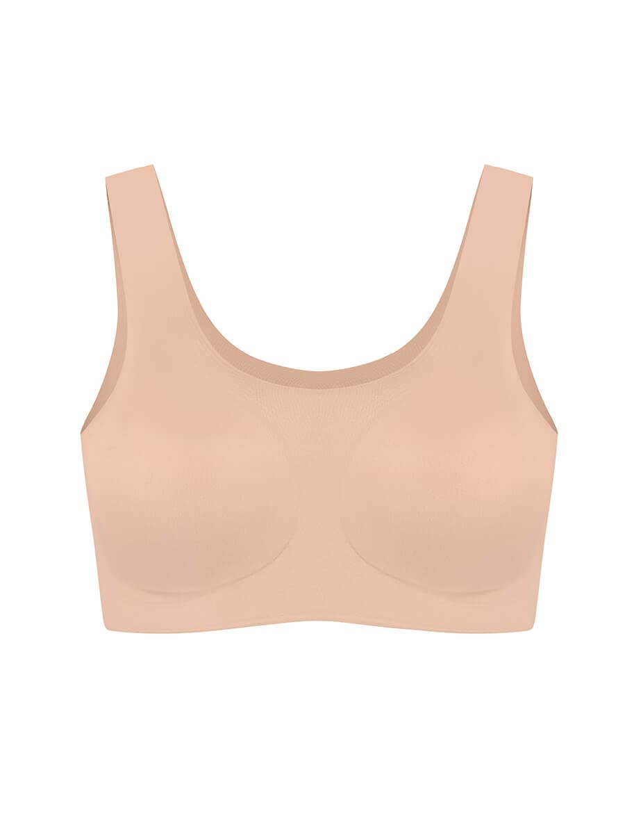 Non-marking and Comfort Bra with Drop Glue Design Supports Gathering Bust