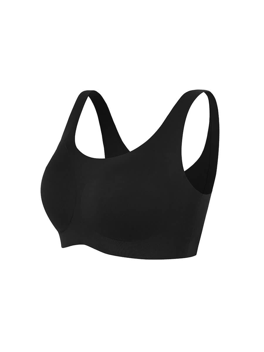 Non-marking and Comfort Bra with Drop Glue Design Supports Gathering Bust