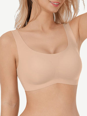 Non-marking and Comfort Bra with Drop Glue Design Supports Gathering Bust