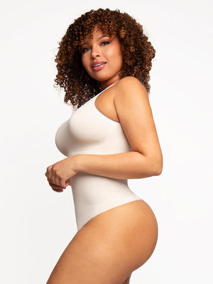 Wholesale Seamless Outer Crew Thong Bodysuit