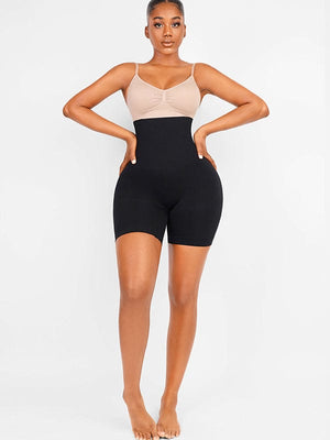 Wholesale Seamelss High-Waisted Mid-Thigh Short Tummy