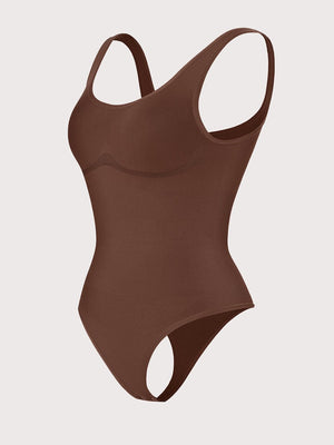 Wholesale🌿 Eco-friendly Seamless Outerwear Belly Control Thong Bodysuit