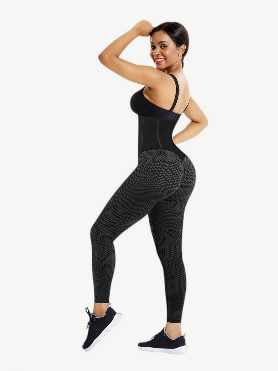 New Arrivals Hot Sauna Swear Waist Trainer Leggings For Lady Tummy Trimmer