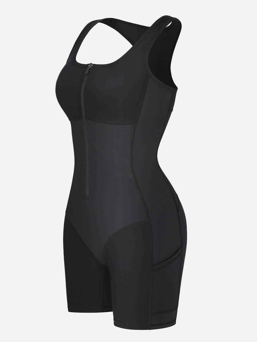 Wholesale Stretch Athletic Bodyshaper With Pockets