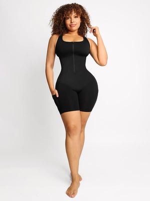 Wholesale Stretch Athletic Bodyshaper With Pockets