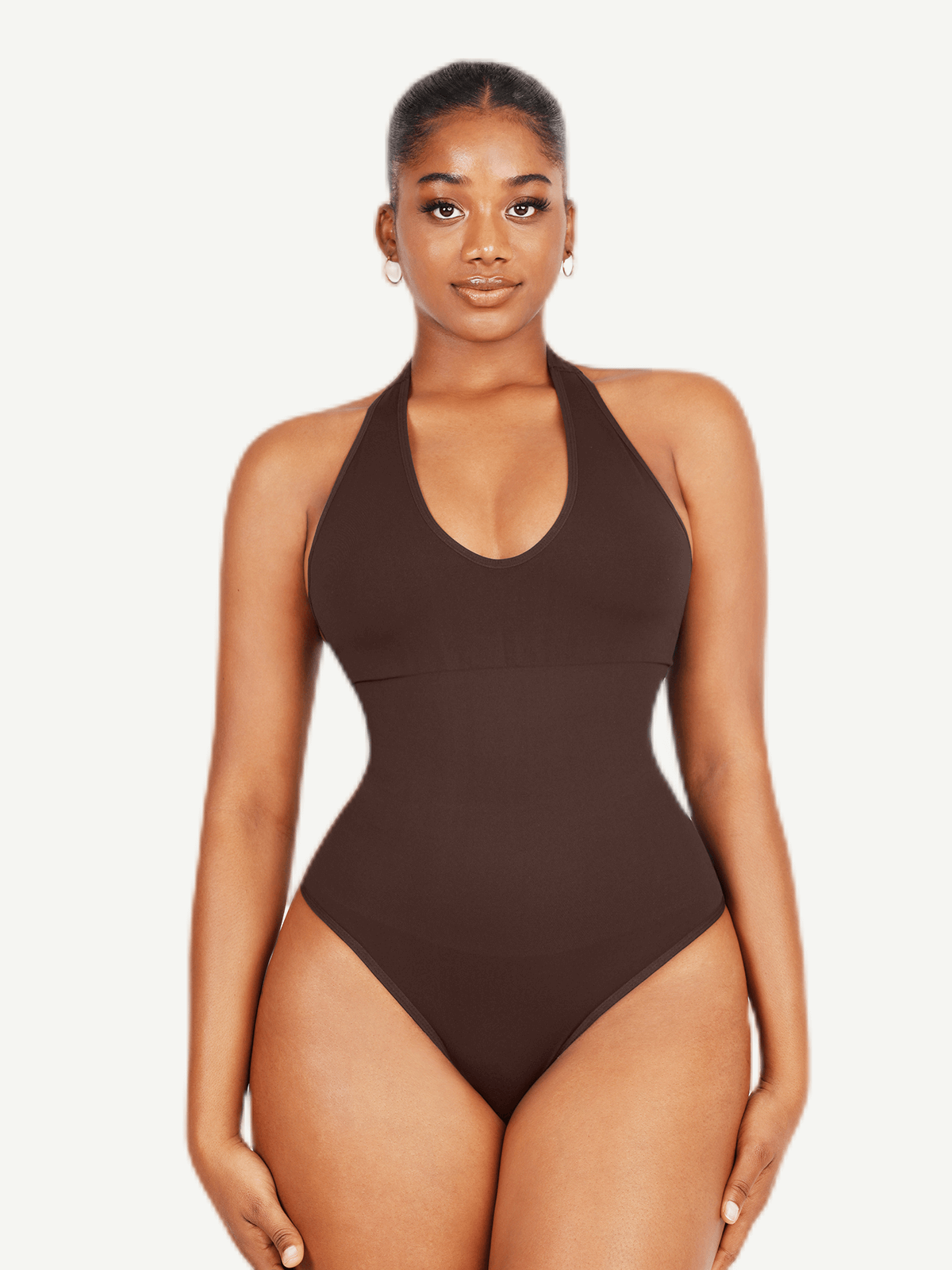 Wholesale Seamless Hanging Neck Bodysuit Shapewear