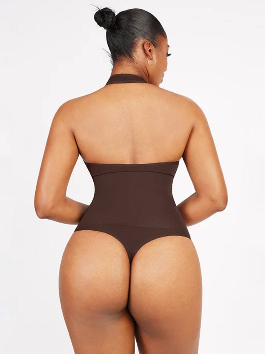 Wholesale Seamless Hanging Neck Bodysuit Shapewear