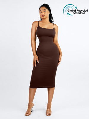 Wholesale🌿 Eco-friendly Seamless 360° Waist Control Midi Shaping Dress