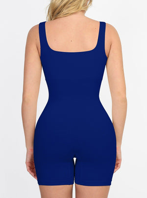 Wholesale Seamless Square Neck One Piece Sport Romper Or Jumpsuit